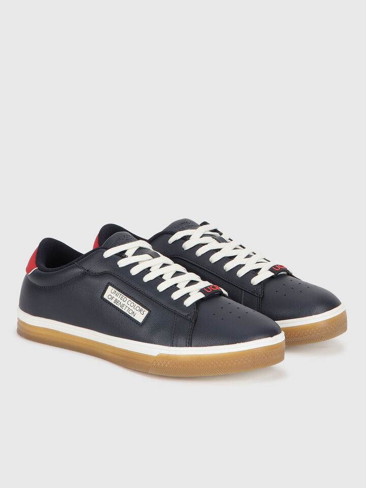 PU SNEAKER WITH POP-UP DOUBLE COLOR SOLE image number 2
